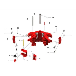 Center Latch Bottleneck Elevator Bushing - 18° (500 Ton) 6-5/8"